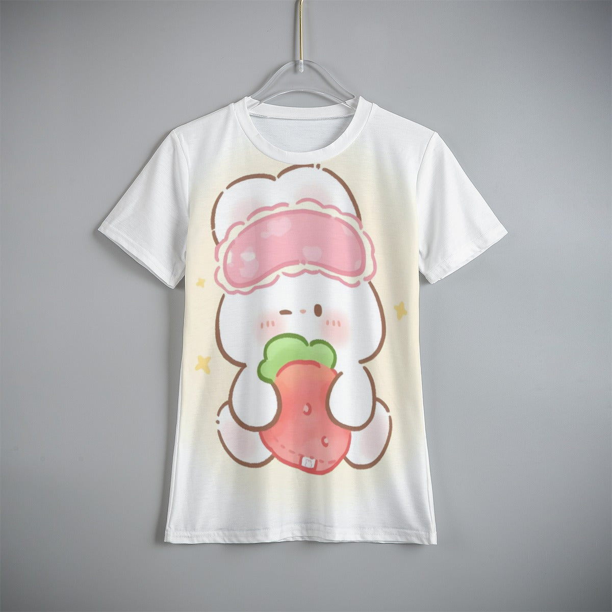 Grafica Kids Strawberry Bunny Print Kid's T-Shirt