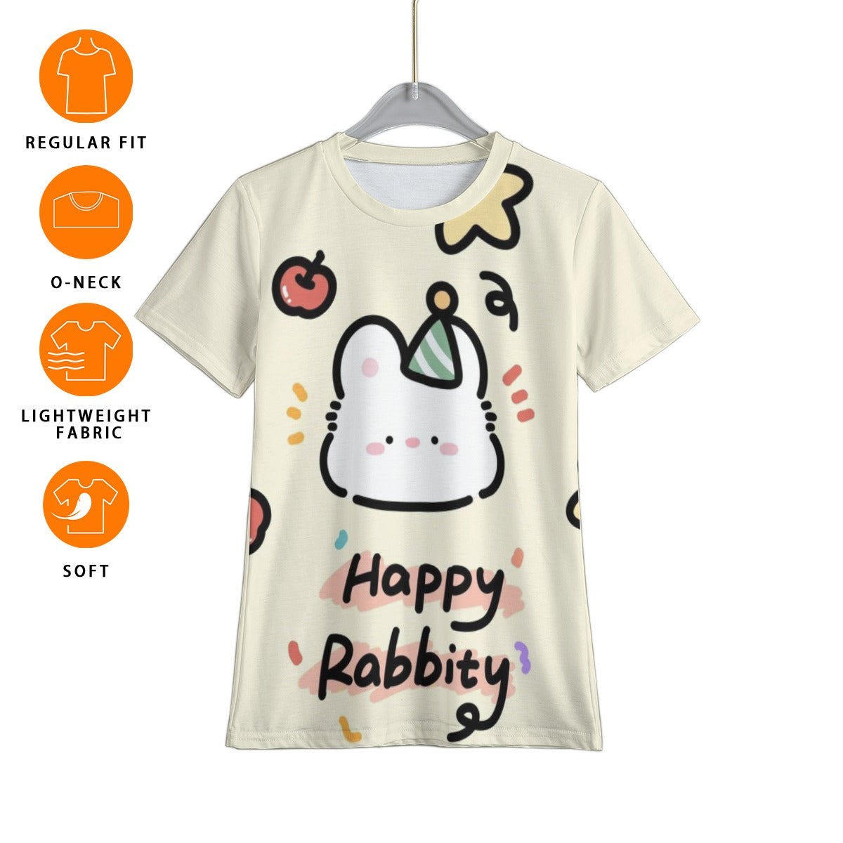 Grafica Kids Rabbity Print Kid's T-Shirt