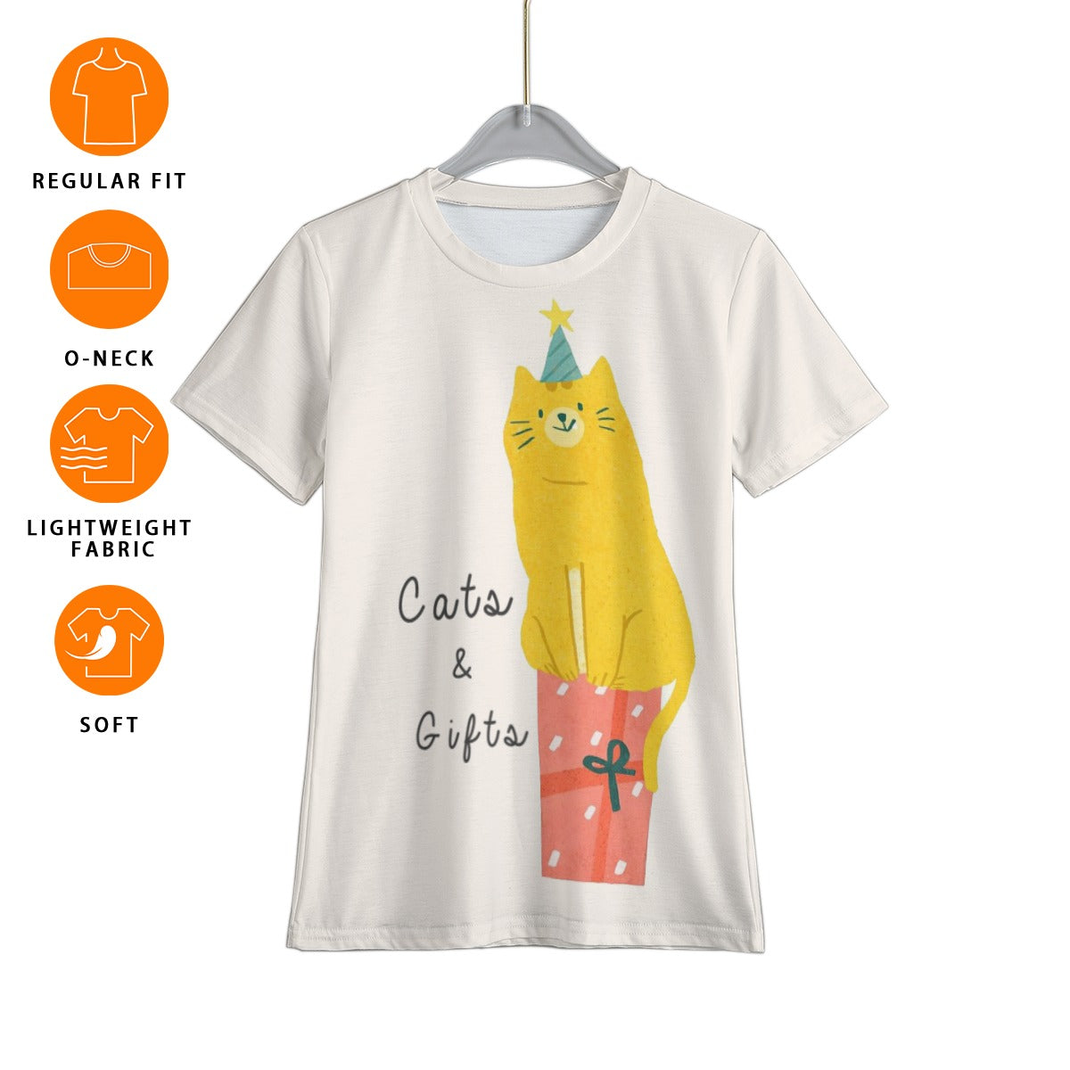 Grafica Kids Cats & Gifts Print Kid's T-Shirt