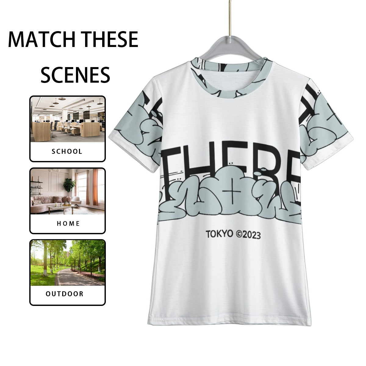 Grafica Kid's There Tokyo Print Kid's T-Shirt
