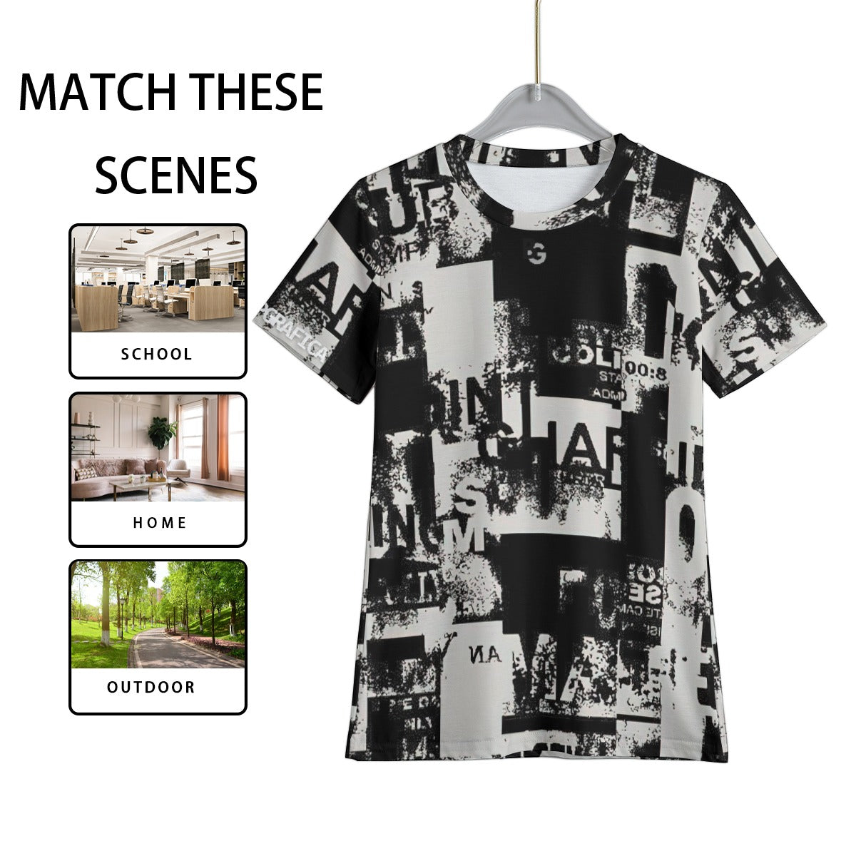 Grafica Kids 8 Oclock Print Kid's T-Shirt