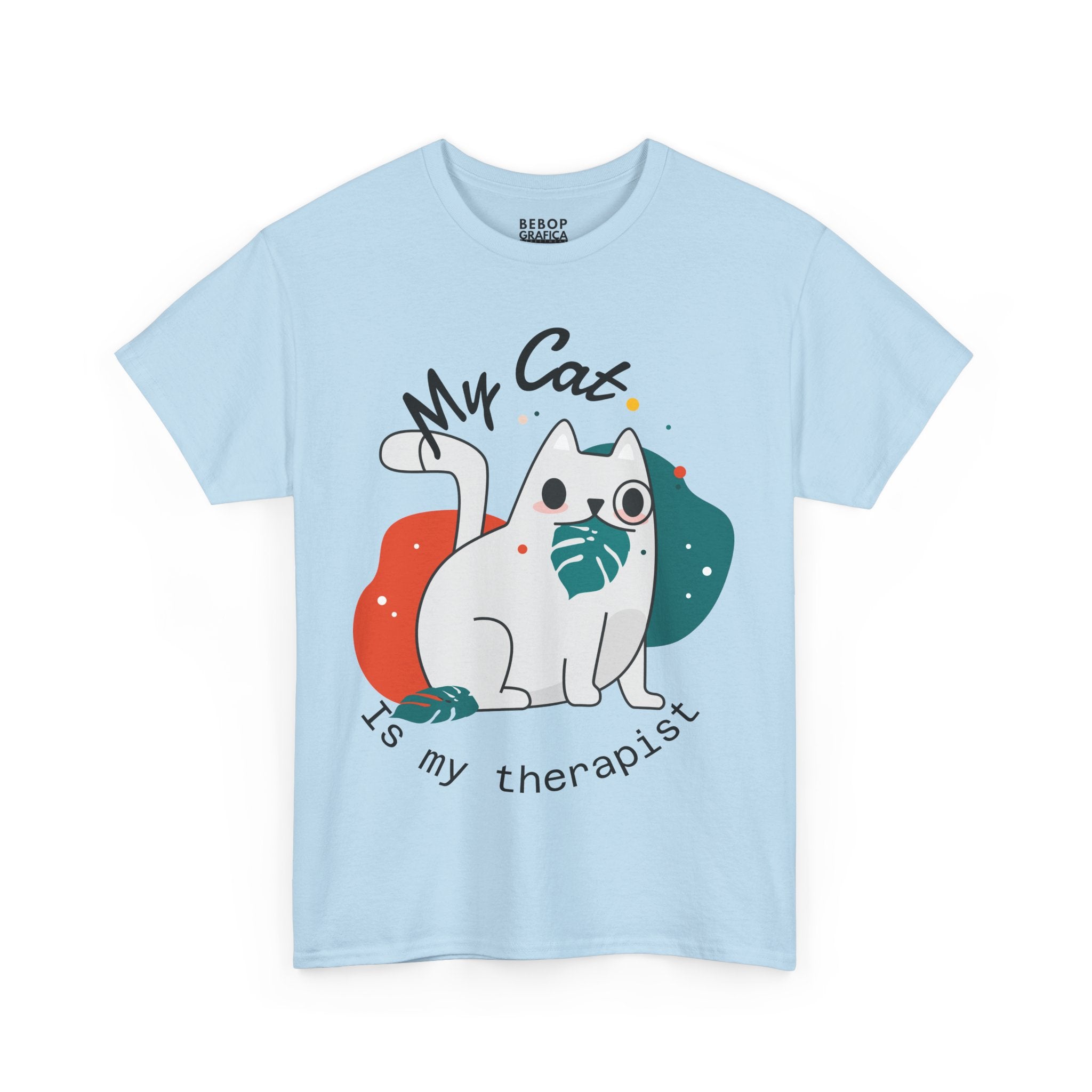 Cute Cat Therapist Tee, Funny Cat Lover Shirt, Gift for Cat Owners, Unisex Cotton Tee, Animal Therapy Apparel
