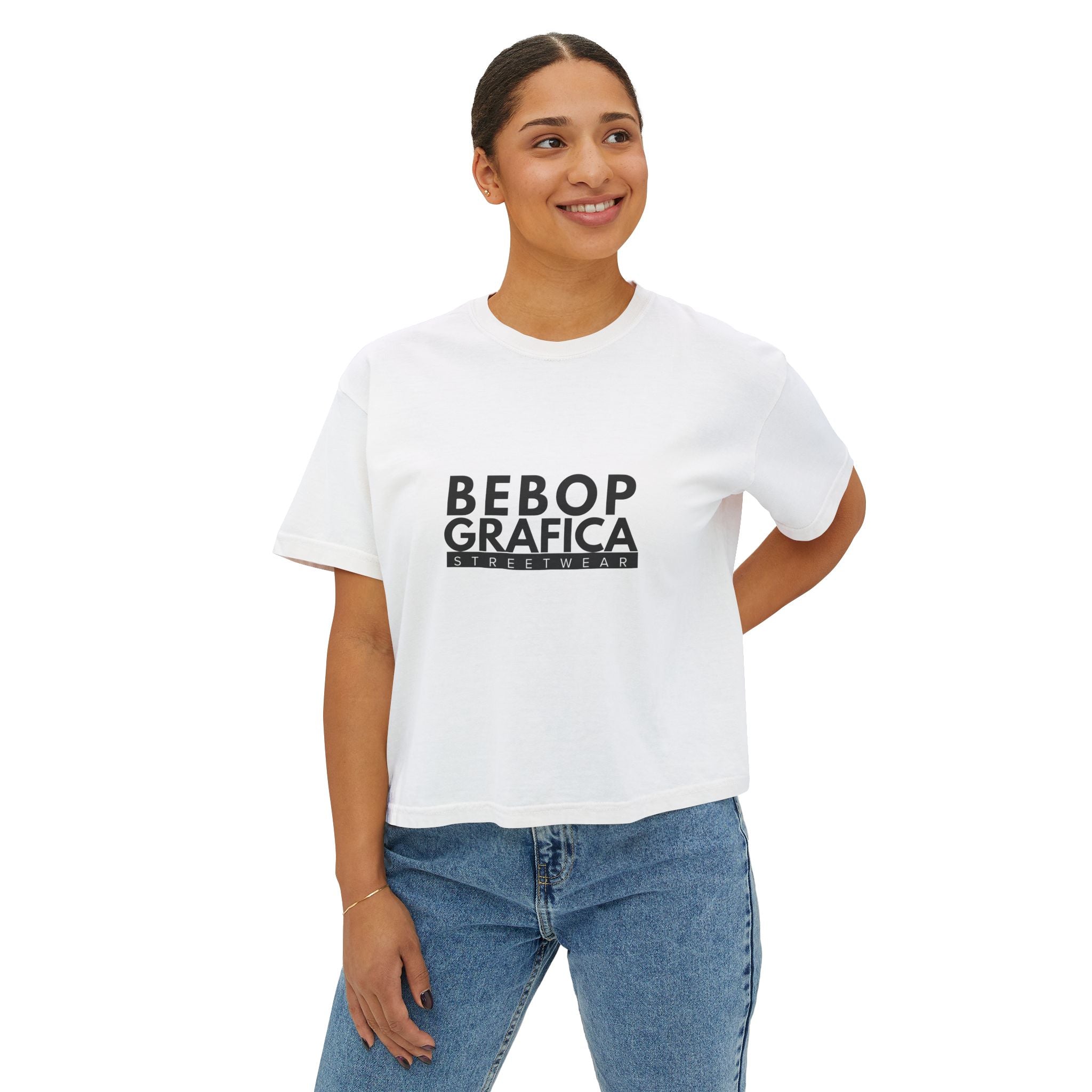 Trendy Women's Boxy Tee, Casual Graphic Top, Stylish Summer Shirt, Everyday Wear, Gift for Her