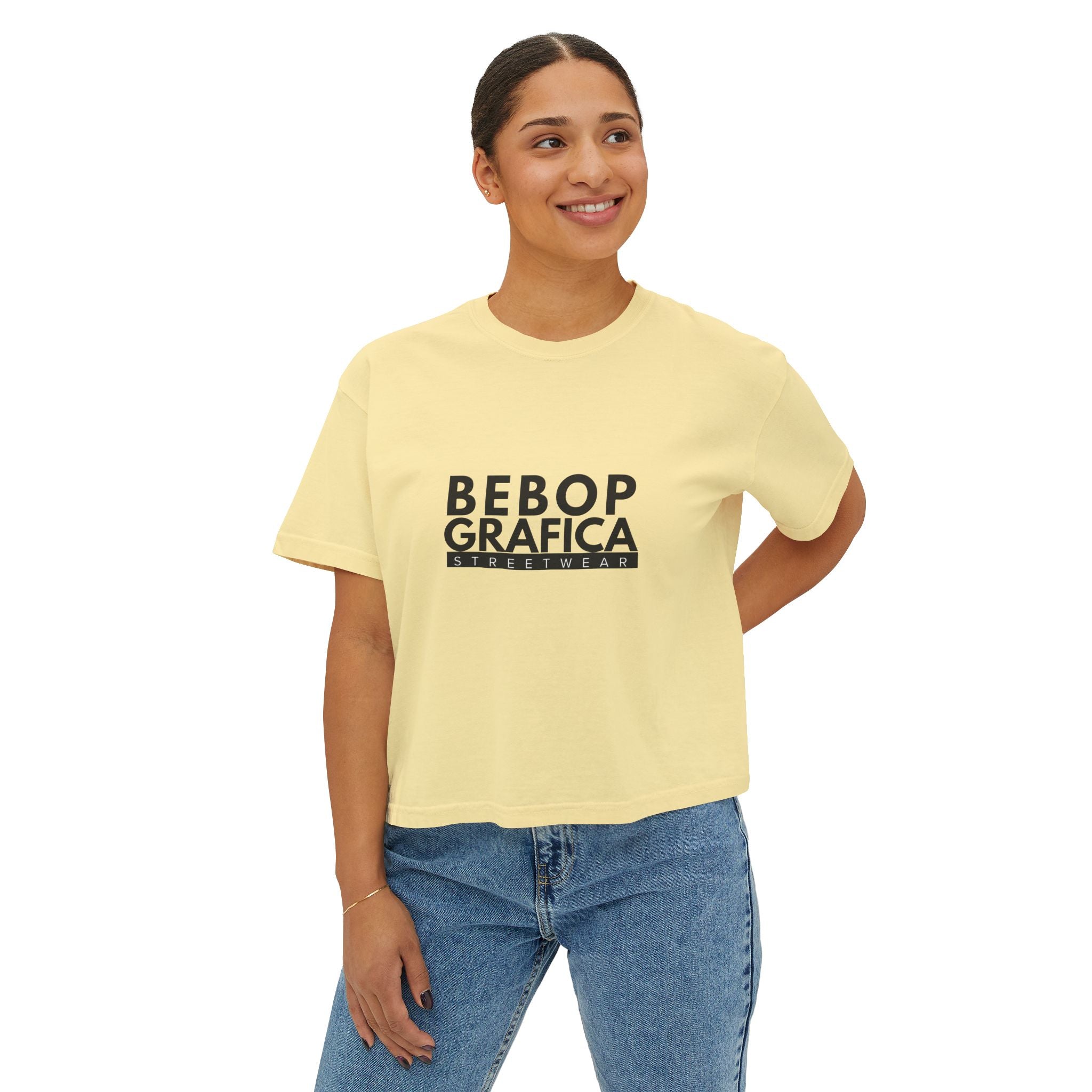 Trendy Women's Boxy Tee, Casual Graphic Top, Stylish Summer Shirt, Everyday Wear, Gift for Her