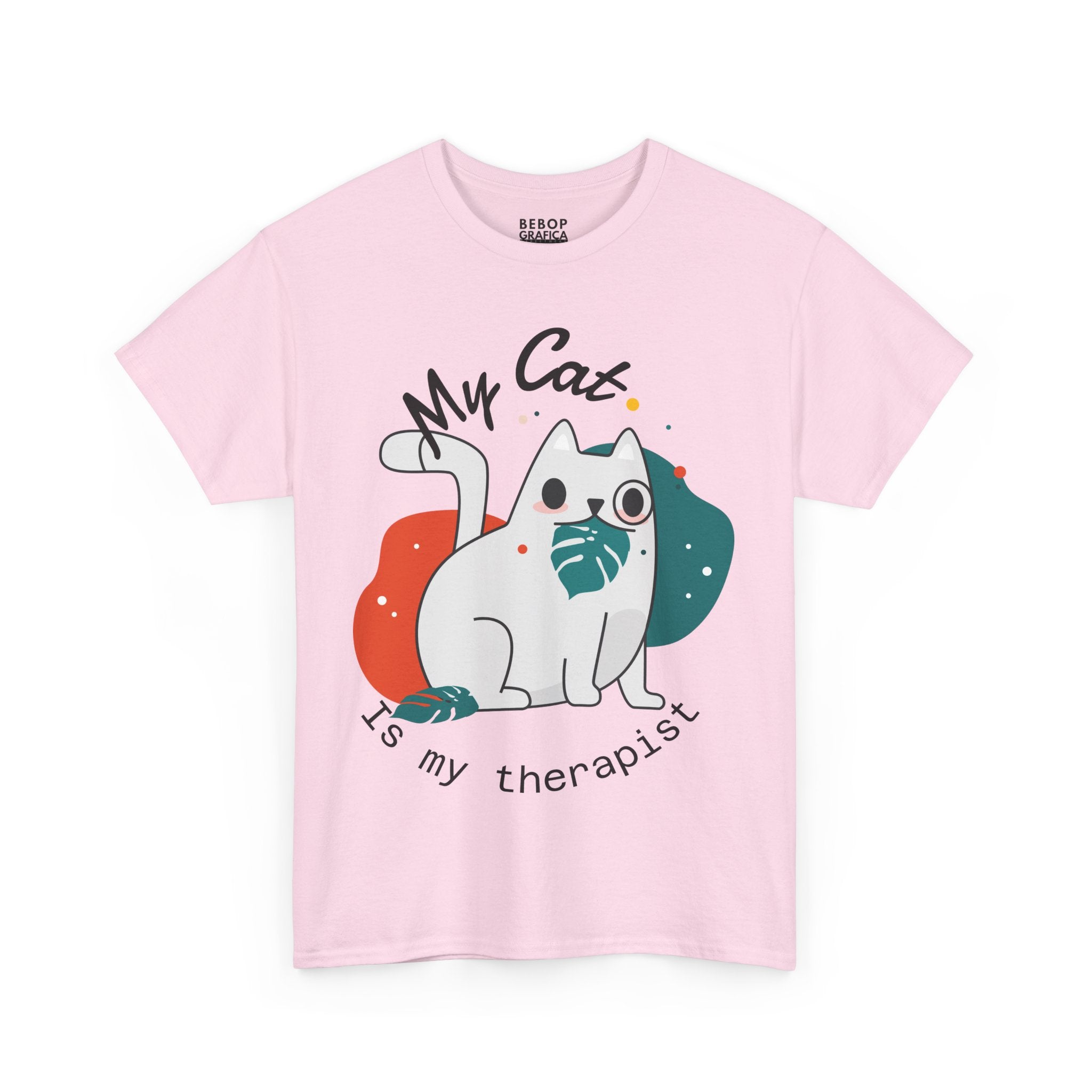 Cute Cat Therapist Tee, Funny Cat Lover Shirt, Gift for Cat Owners, Unisex Cotton Tee, Animal Therapy Apparel