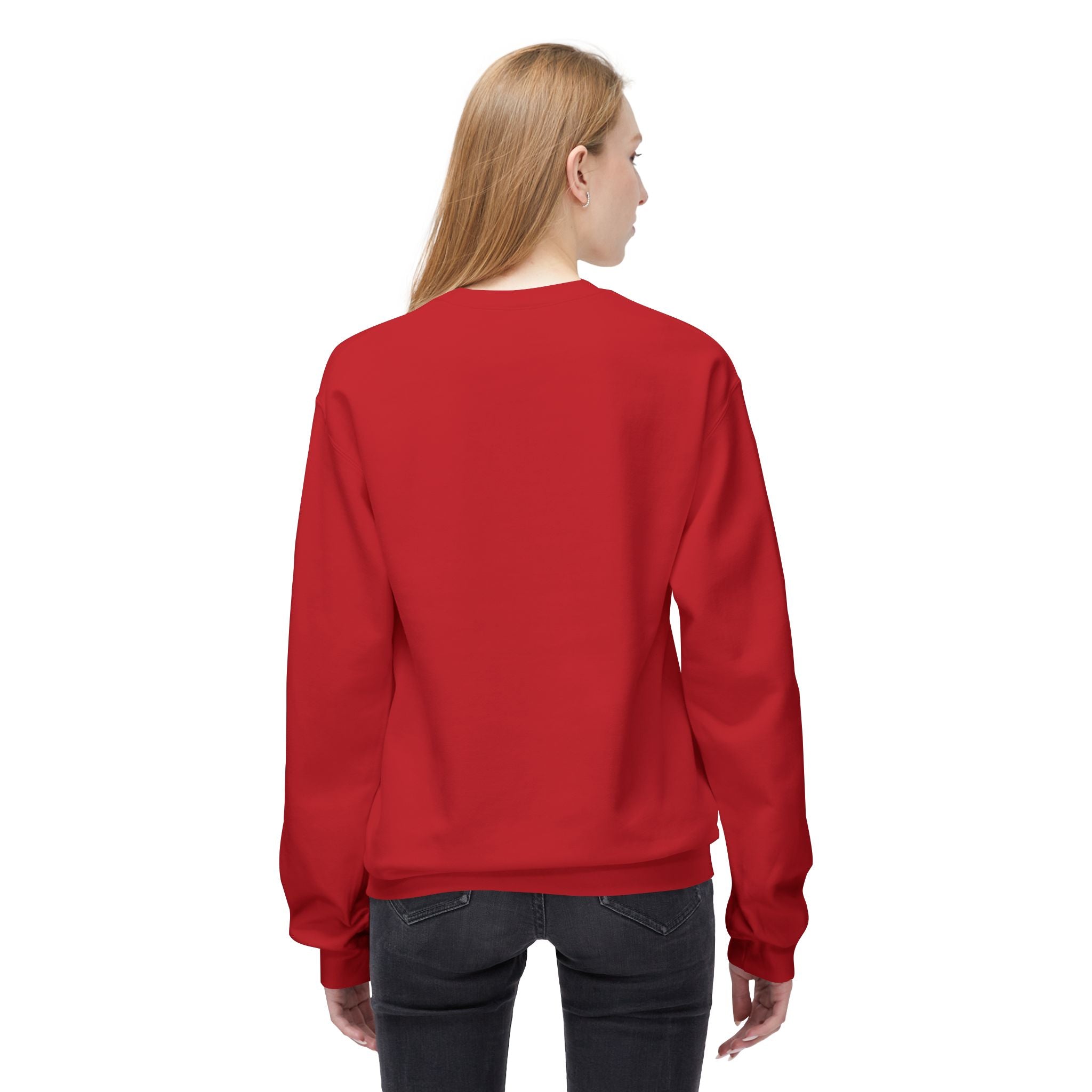 Unisex Fleece Crewneck Sweatshirt - Cozy and Stylish, Perfect for Casual Wear, Gifts for Friends, Layering, and Everyday Comfort
