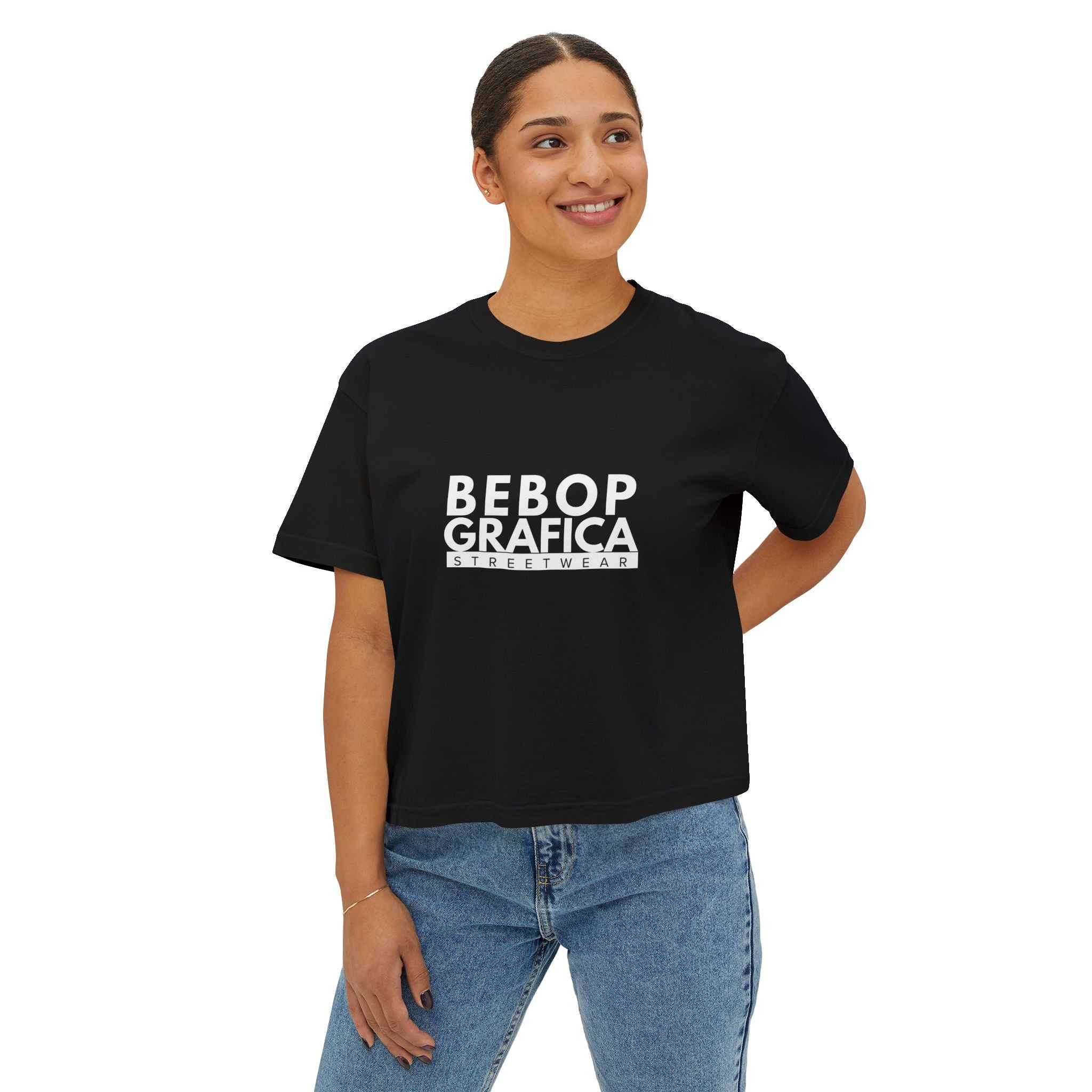 Trendy Women's Boxy Tee, Casual Graphic Top, Stylish Summer Shirt, Everyday Wear, Gift for Her