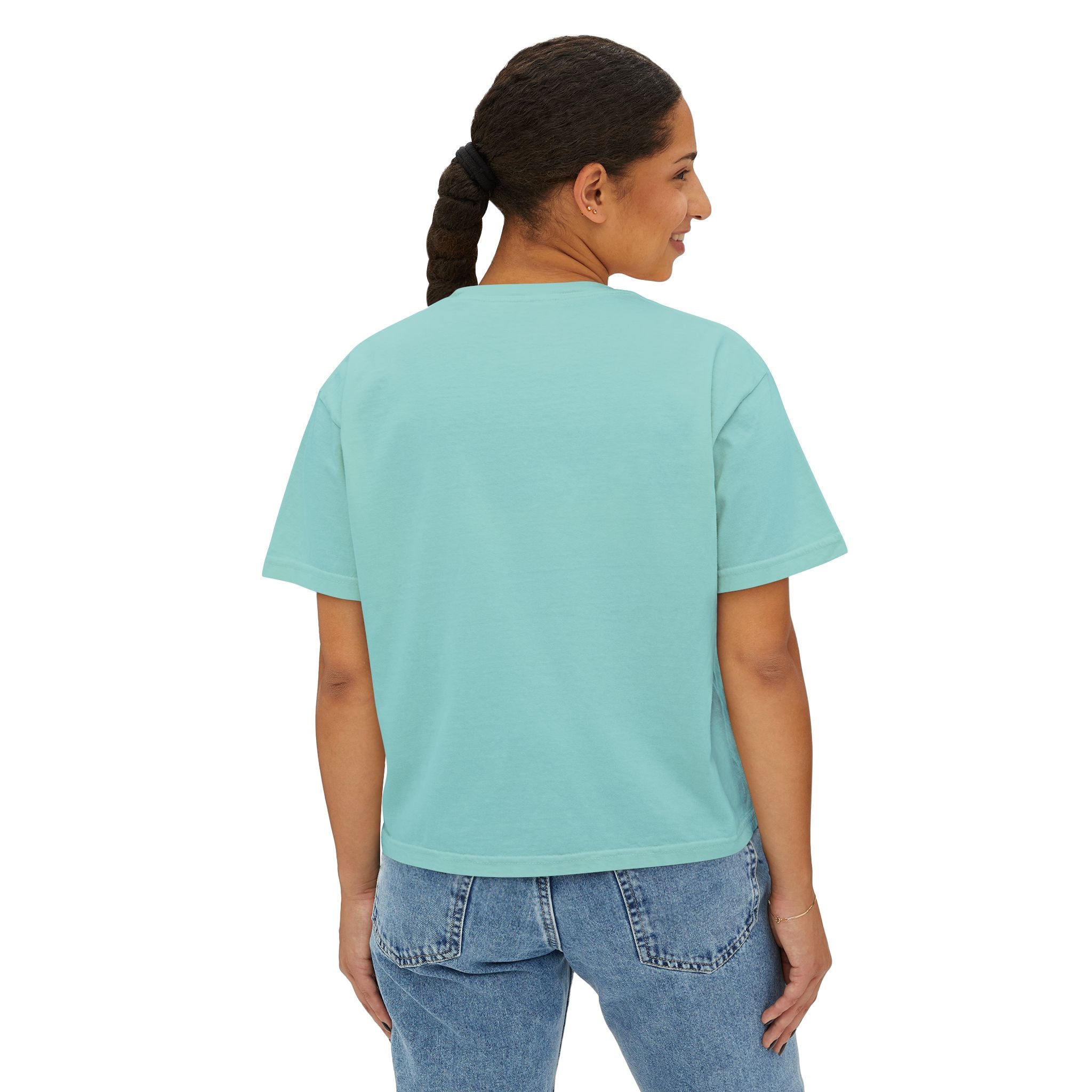 Trendy Women's Boxy Tee, Casual Graphic Top, Stylish Summer Shirt, Everyday Wear, Gift for Her