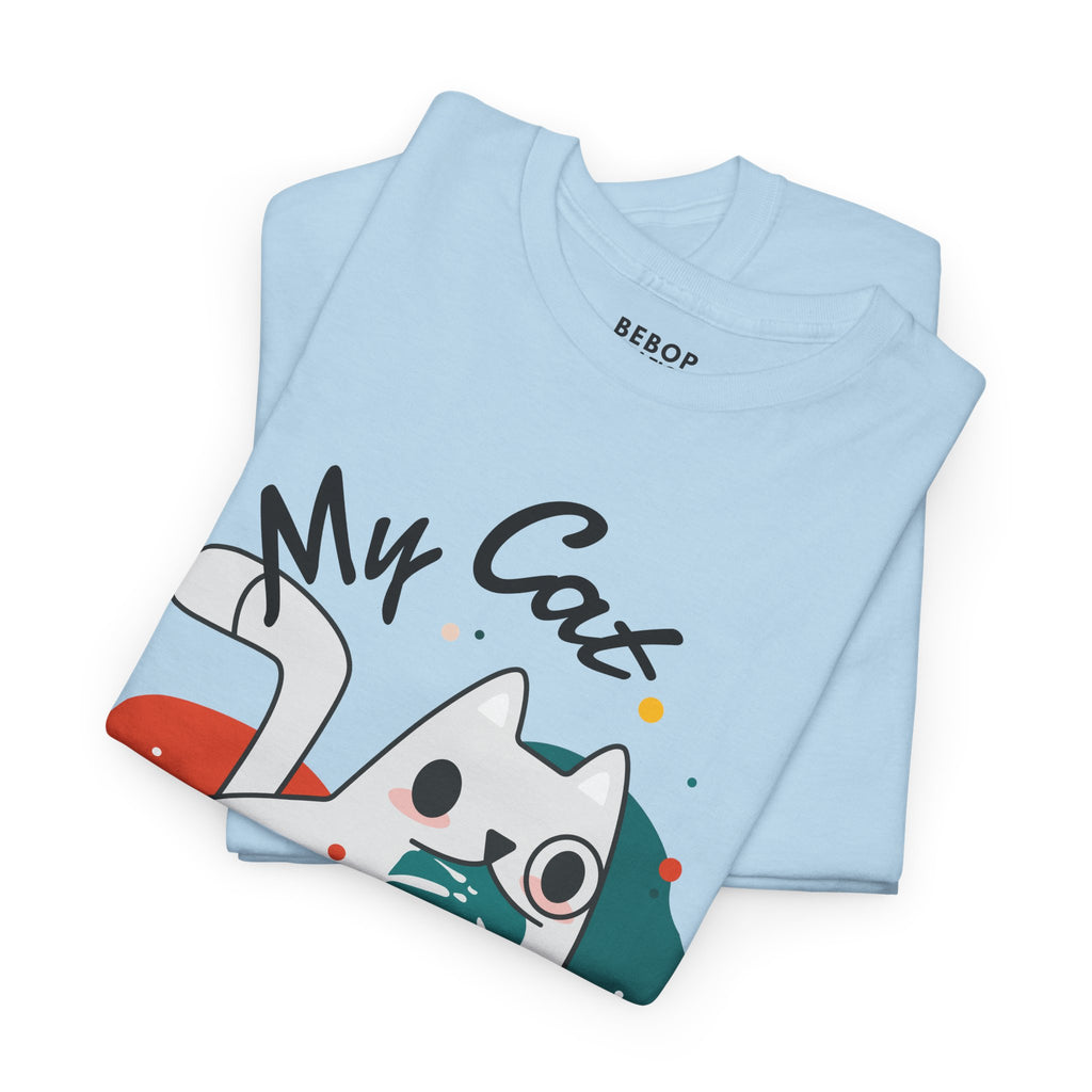 Grafica Cute Cat Therapist Tee, Funny Cat Lover Shirt, Gift for Cat Owners, Unisex Cotton Tee, Animal Therapy Apparel