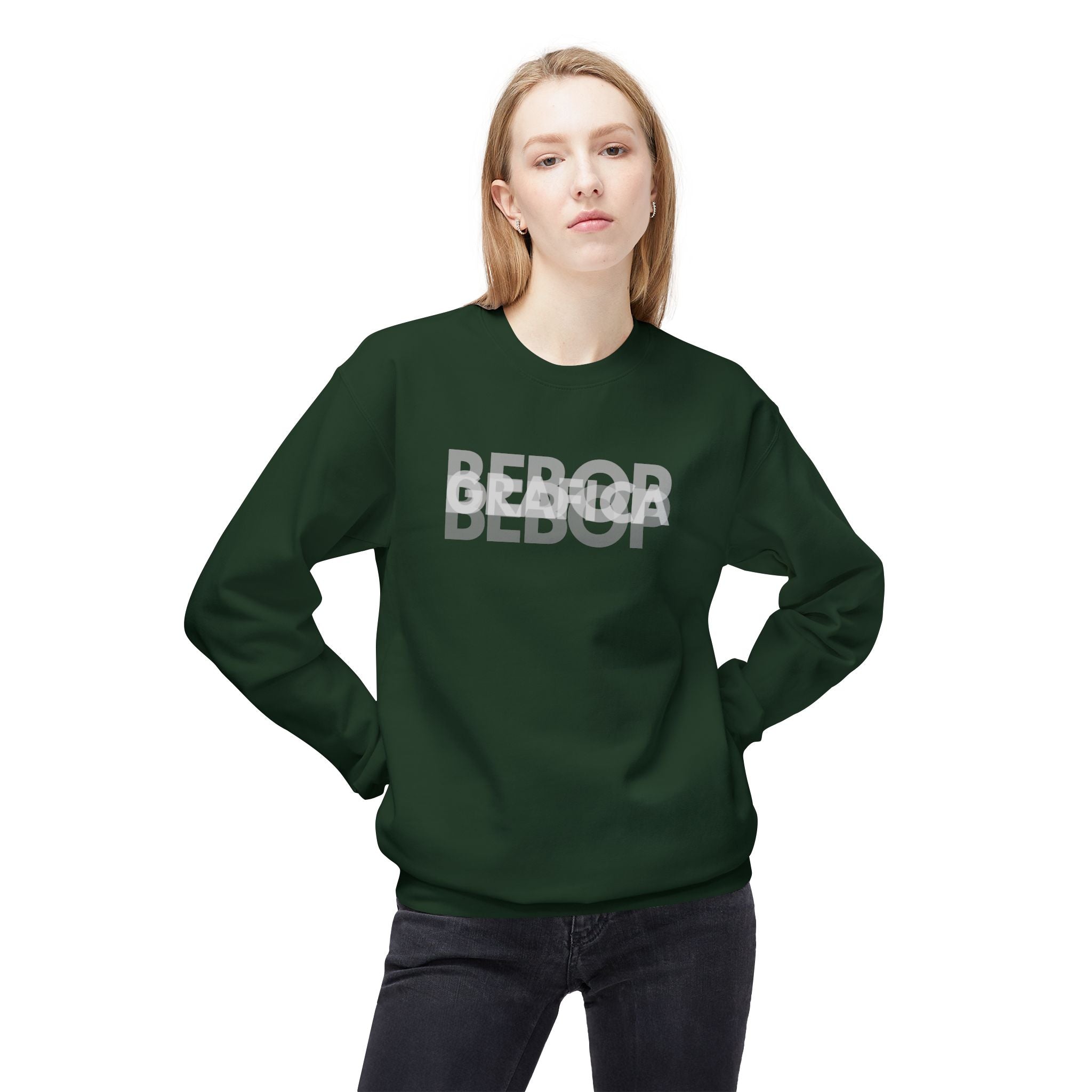 Unisex Fleece Crewneck Sweatshirt - Cozy and Stylish, Perfect for Casual Wear, Gifts for Friends, Layering, and Everyday Comfort
