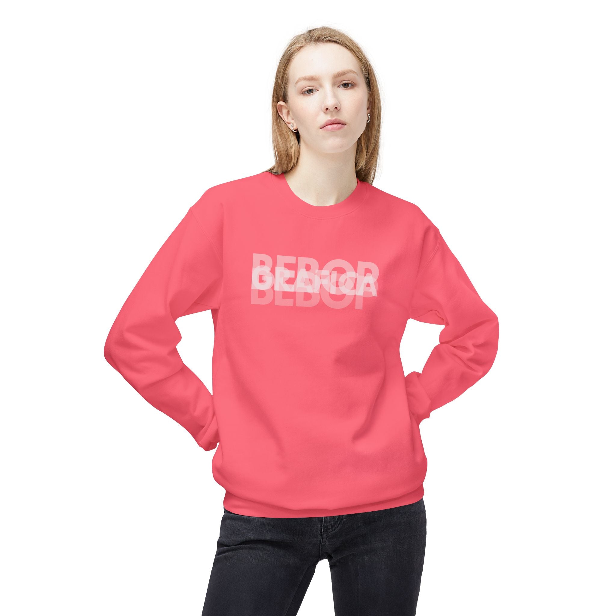 Unisex Fleece Crewneck Sweatshirt - Cozy and Stylish, Perfect for Casual Wear, Gifts for Friends, Layering, and Everyday Comfort