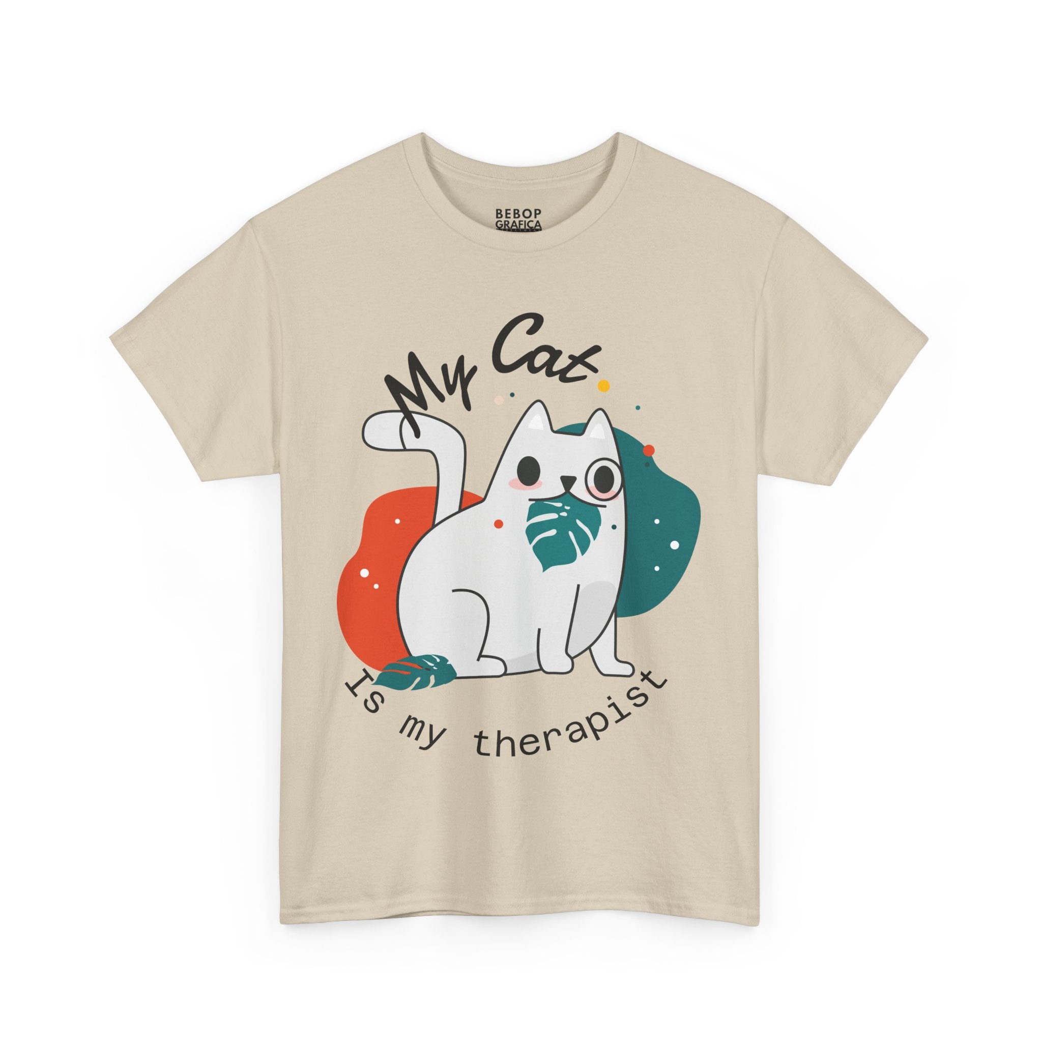 Cute Cat Therapist Tee, Funny Cat Lover Shirt, Gift for Cat Owners, Unisex Cotton Tee, Animal Therapy Apparel