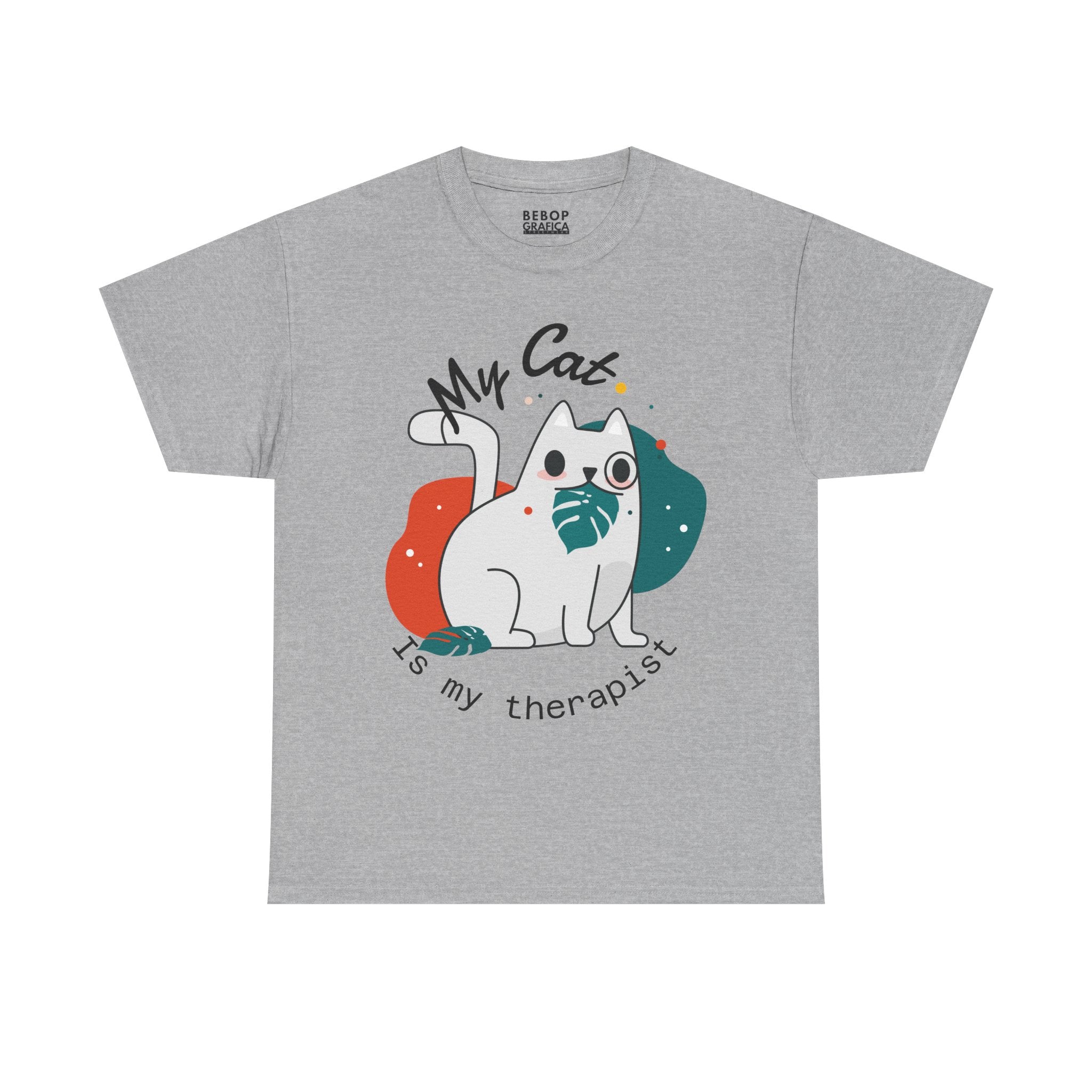 Cute Cat Therapist Tee, Funny Cat Lover Shirt, Gift for Cat Owners, Unisex Cotton Tee, Animal Therapy Apparel