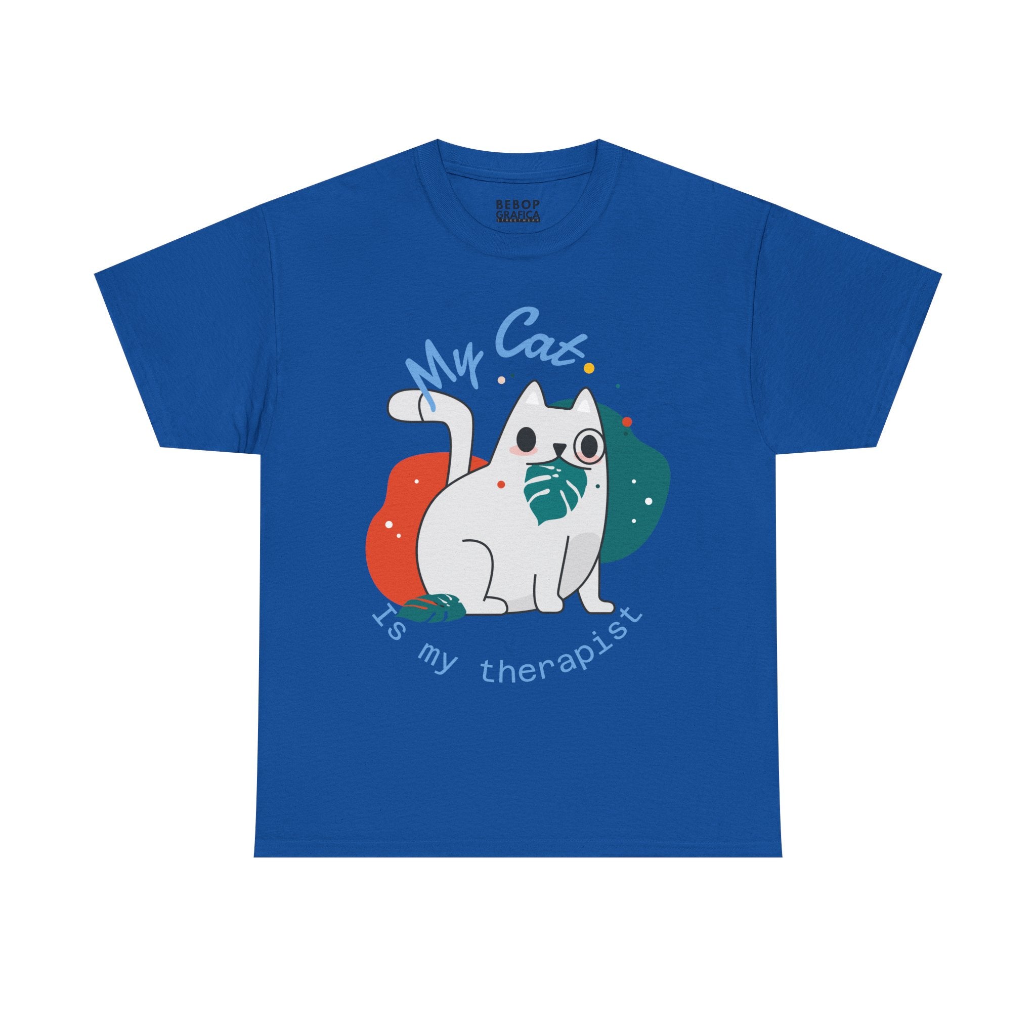 Cute Cat Therapist Tee, Funny Cat Lover Shirt, Gift for Cat Owners, Unisex Cotton Tee, Animal Therapy Apparel