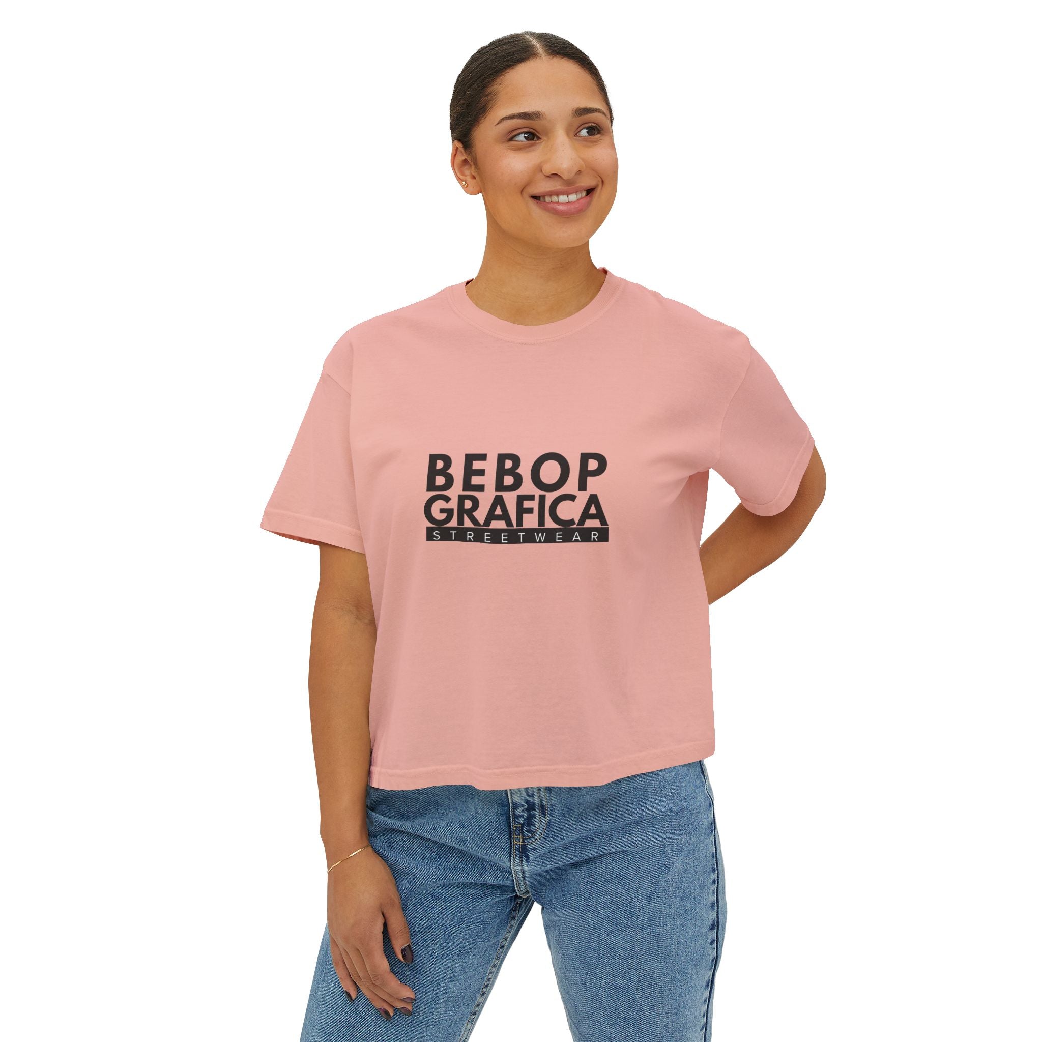 Trendy Women's Boxy Tee, Casual Graphic Top, Stylish Summer Shirt, Everyday Wear, Gift for Her