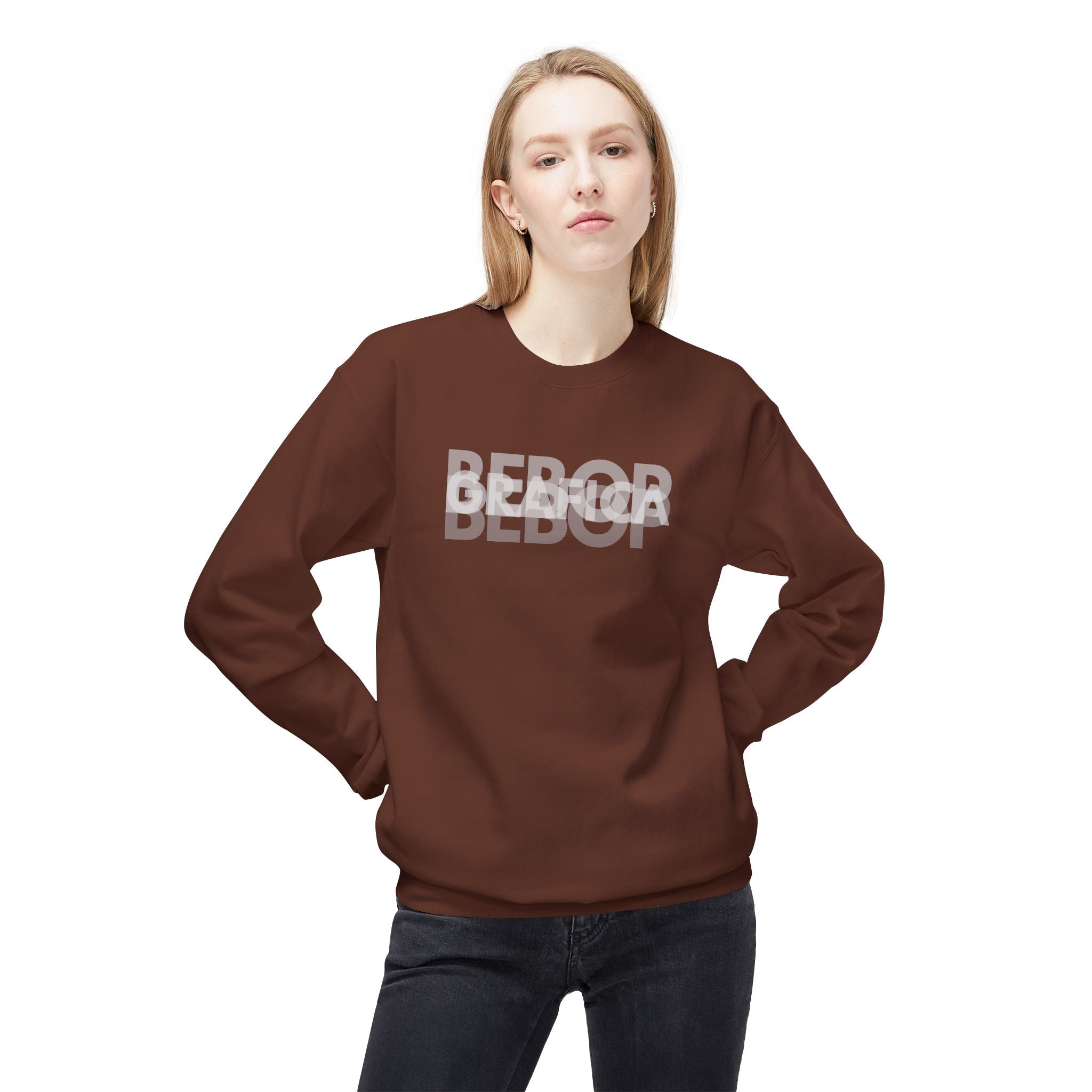 Unisex Fleece Crewneck Sweatshirt - Cozy and Stylish, Perfect for Casual Wear, Gifts for Friends, Layering, and Everyday Comfort