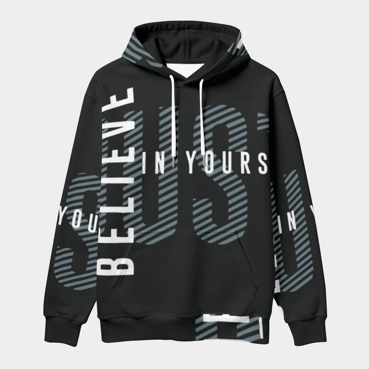 Grafica I Believe - Men's Thicken Pullover Hoodie