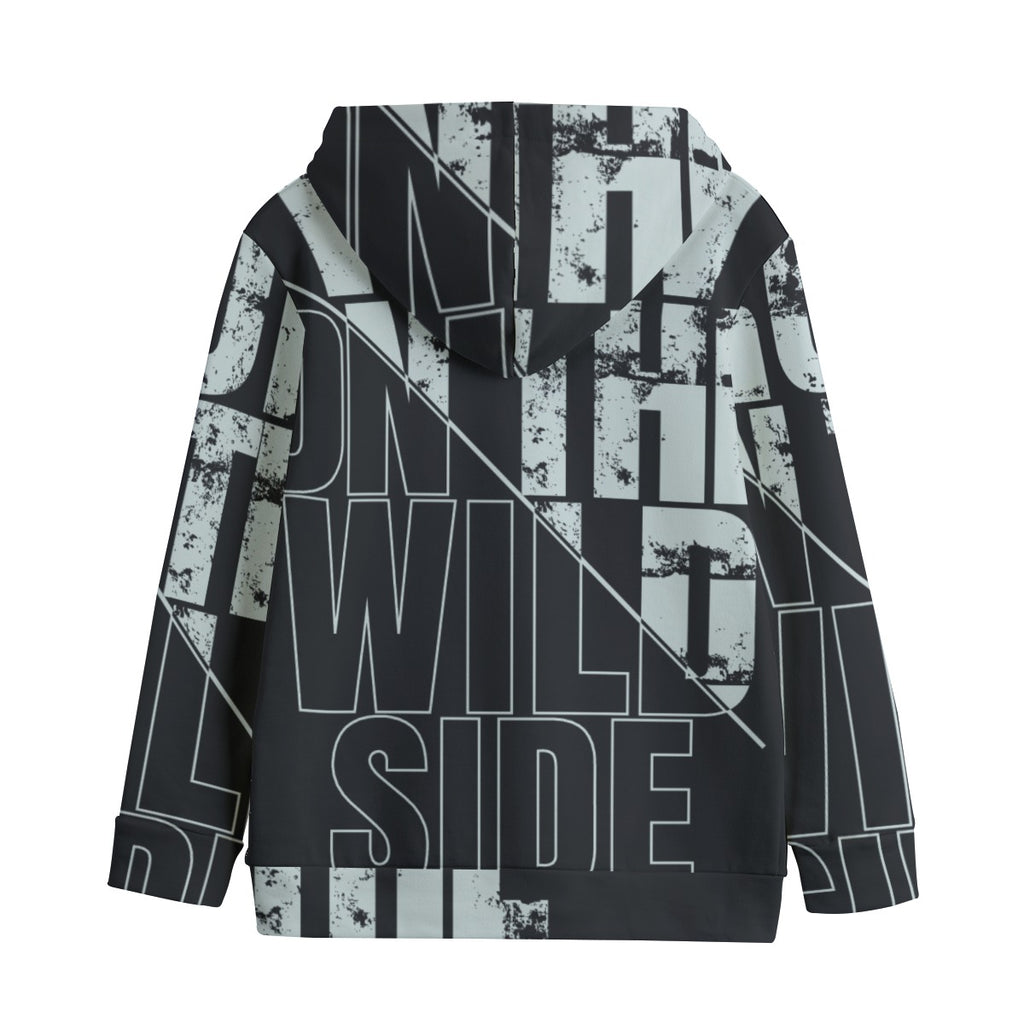 Grafica Kids Wild Side Print Kid's Pullover Hoodie | 310GSM Cotton