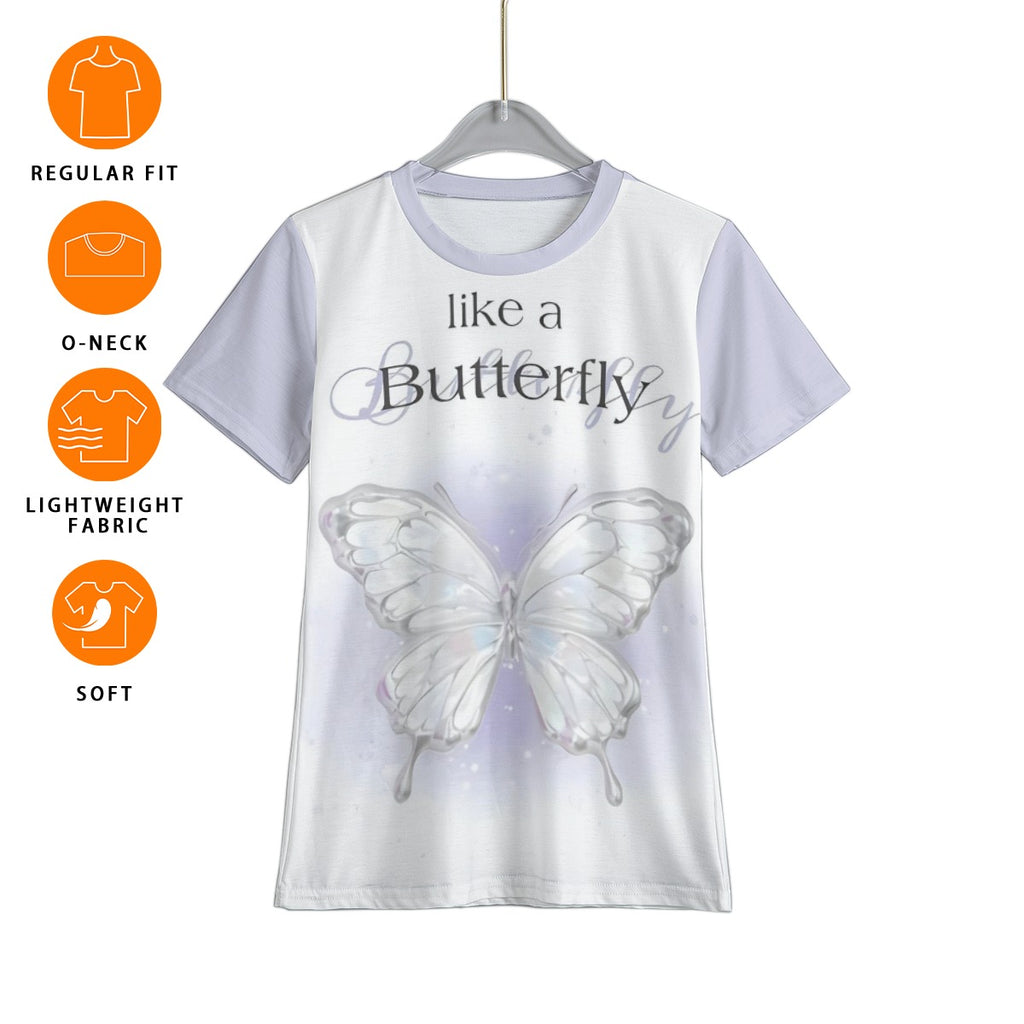 Grafica Kids Butterfly Print Kid's T-Shirt