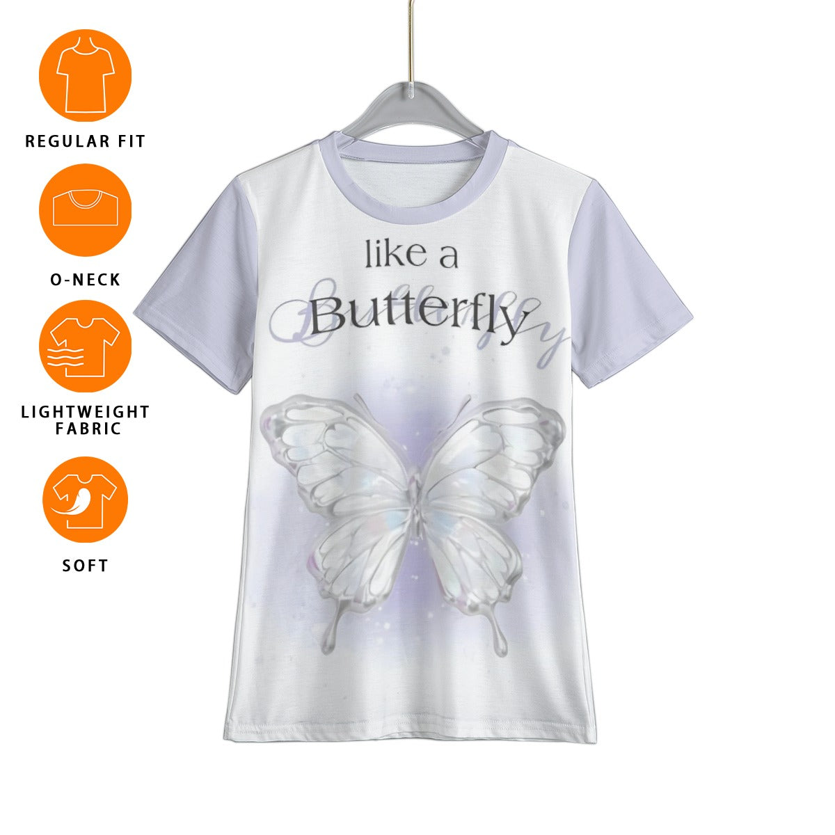 Grafica Kids Butterfly Print Kid's T-Shirt