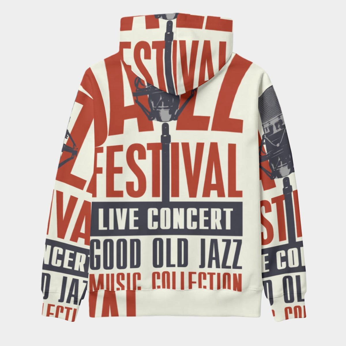 Grafica Festival Men's Thicken Pullover Hoodie