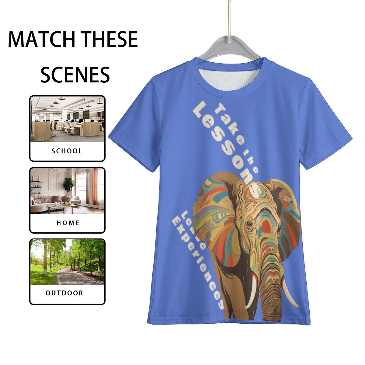 Grafica Kids Lessons and Experiences Print Kid's T-Shirt