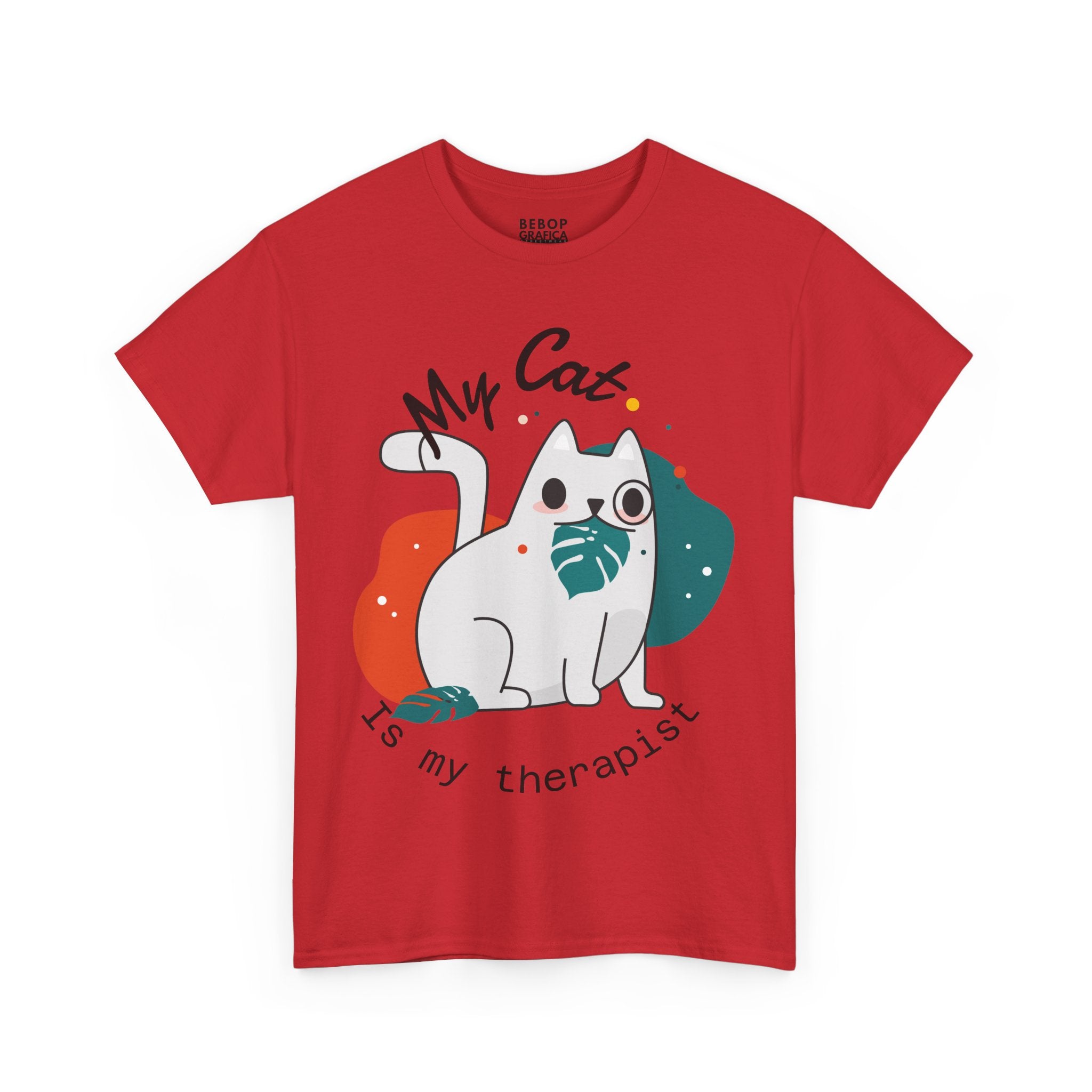 Cute Cat Therapist Tee, Funny Cat Lover Shirt, Gift for Cat Owners, Unisex Cotton Tee, Animal Therapy Apparel