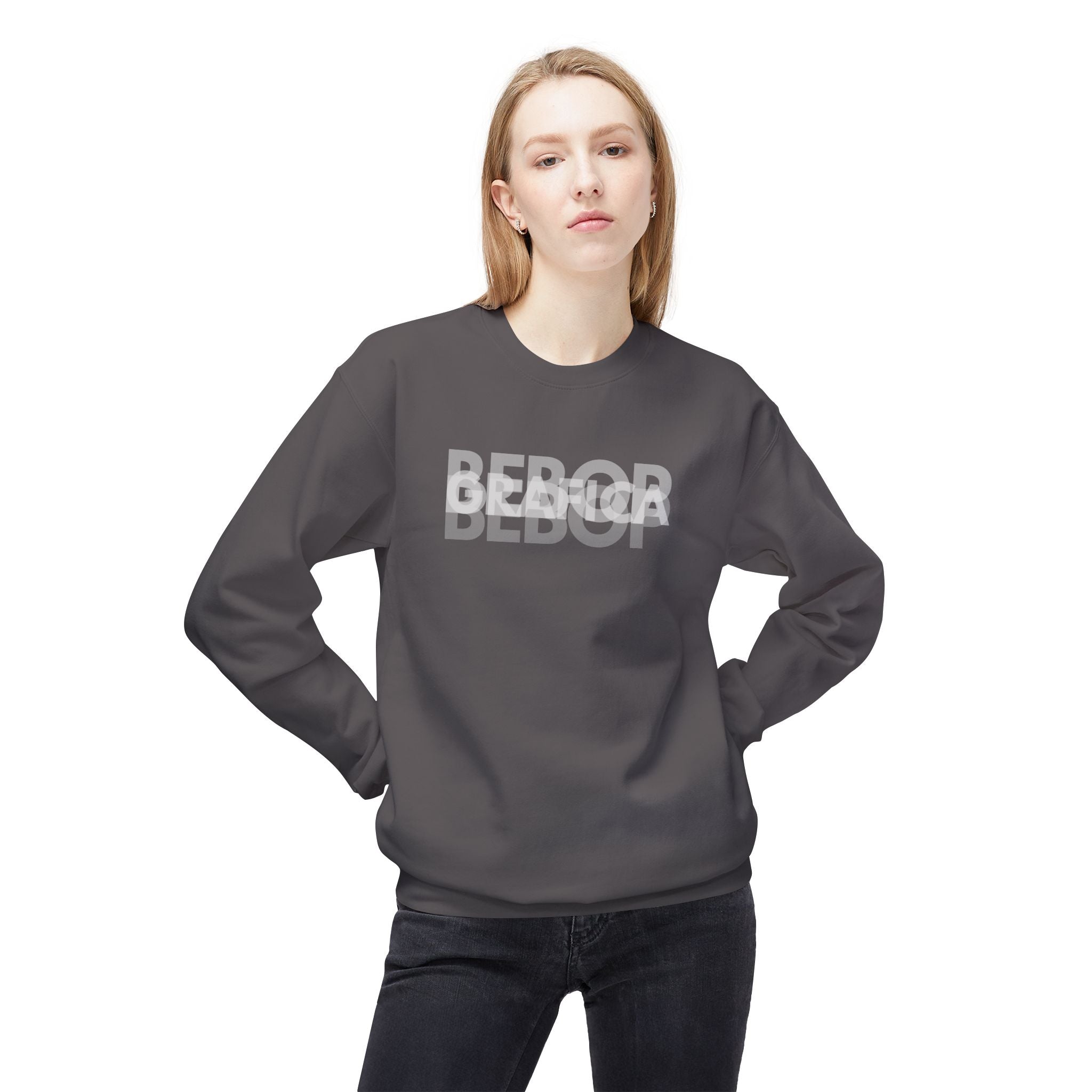 Unisex Fleece Crewneck Sweatshirt - Cozy and Stylish, Perfect for Casual Wear, Gifts for Friends, Layering, and Everyday Comfort