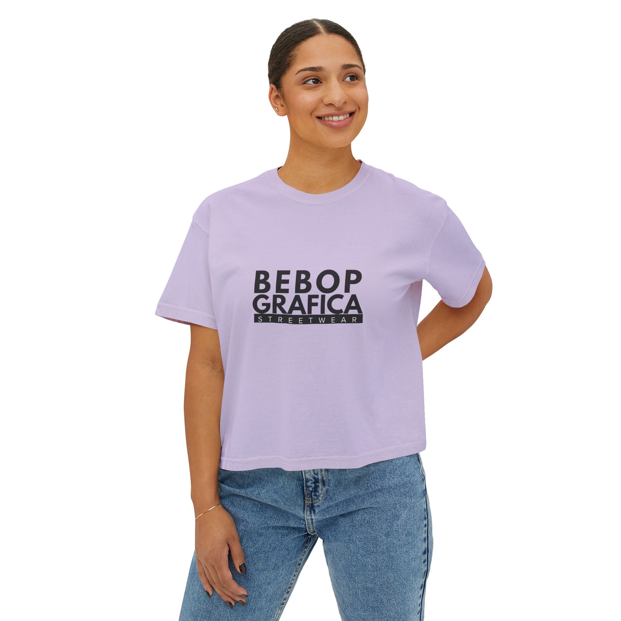 Trendy Women's Boxy Tee, Casual Graphic Top, Stylish Summer Shirt, Everyday Wear, Gift for Her