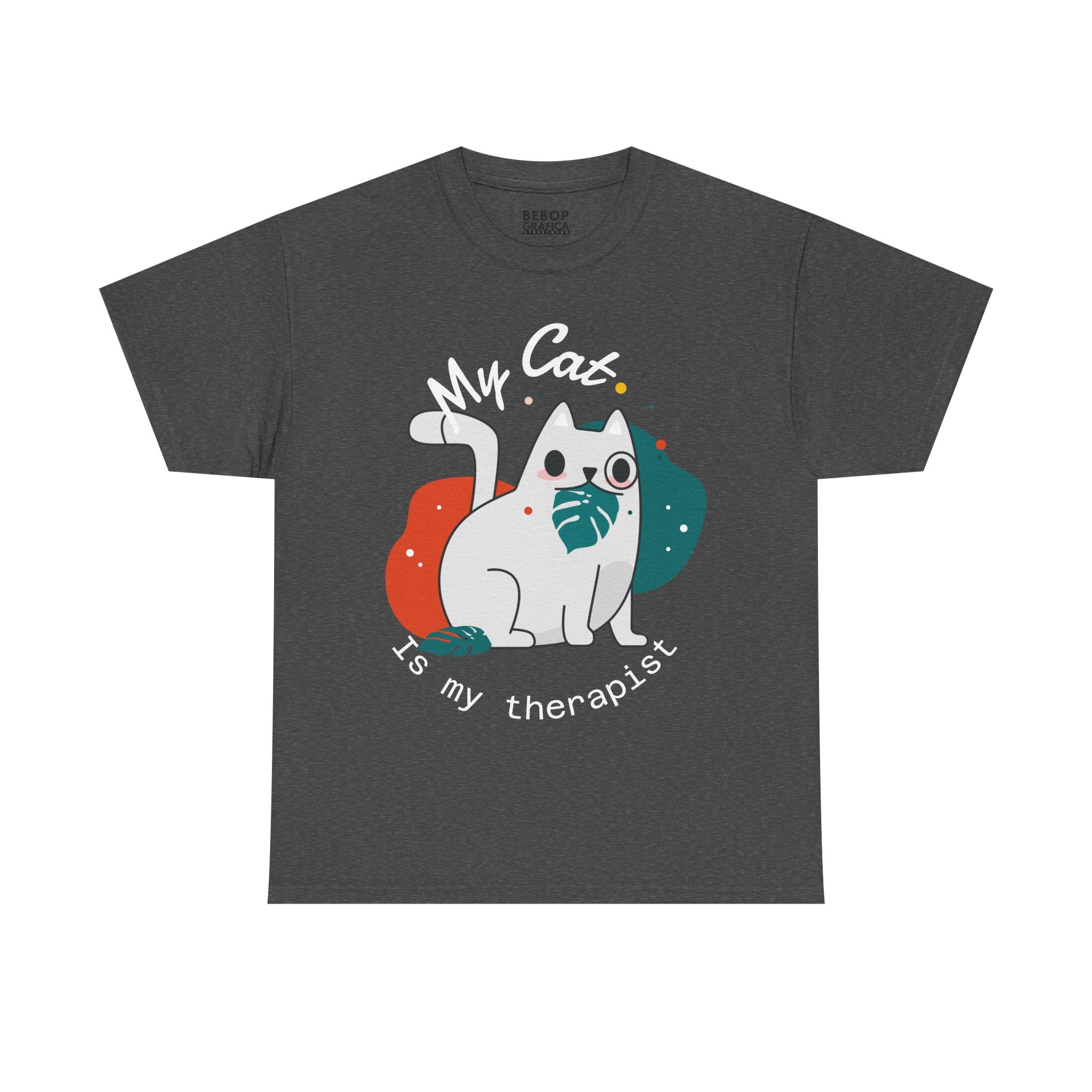 Cute Cat Therapist Tee, Funny Cat Lover Shirt, Gift for Cat Owners, Unisex Cotton Tee, Animal Therapy Apparel