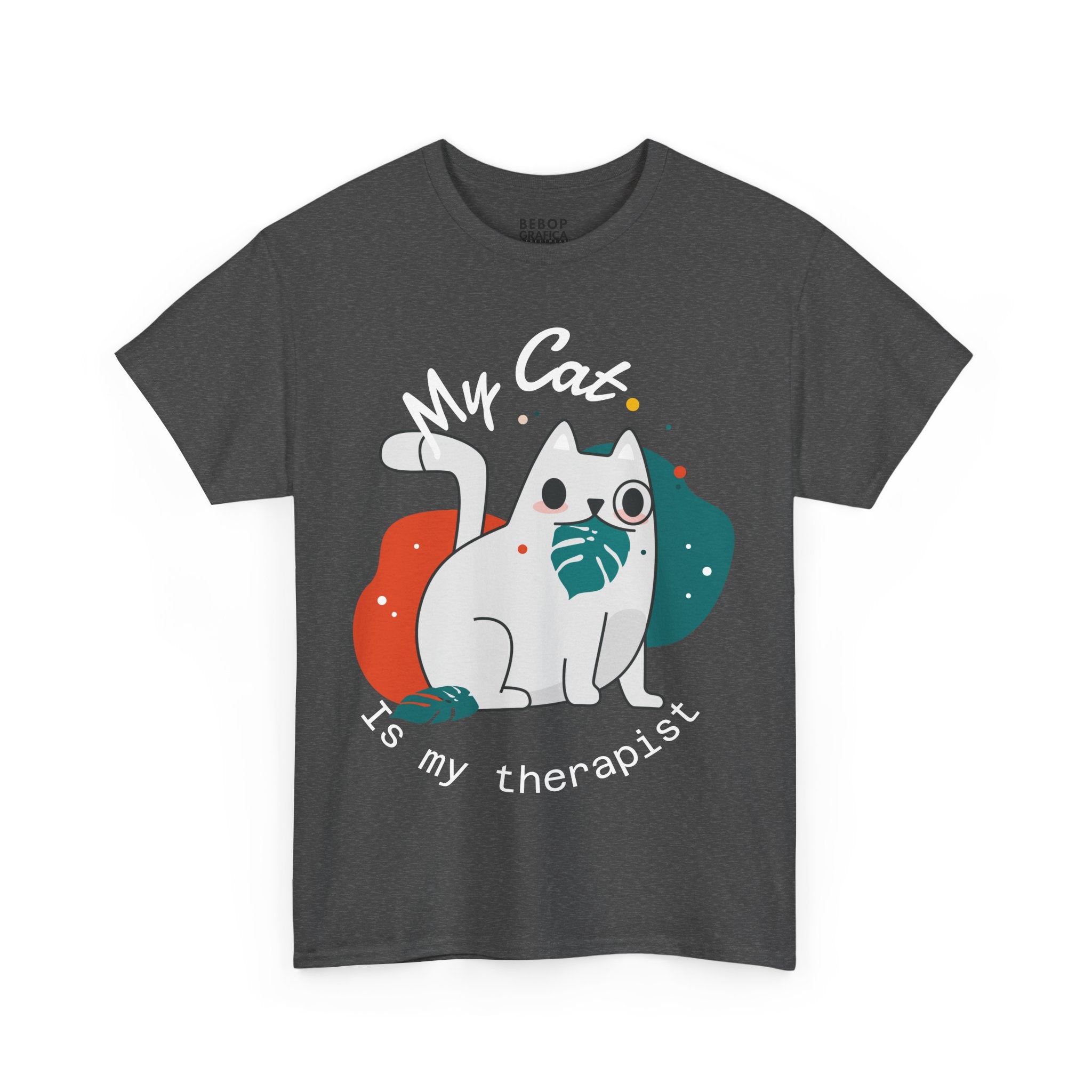Cute Cat Therapist Tee, Funny Cat Lover Shirt, Gift for Cat Owners, Unisex Cotton Tee, Animal Therapy Apparel