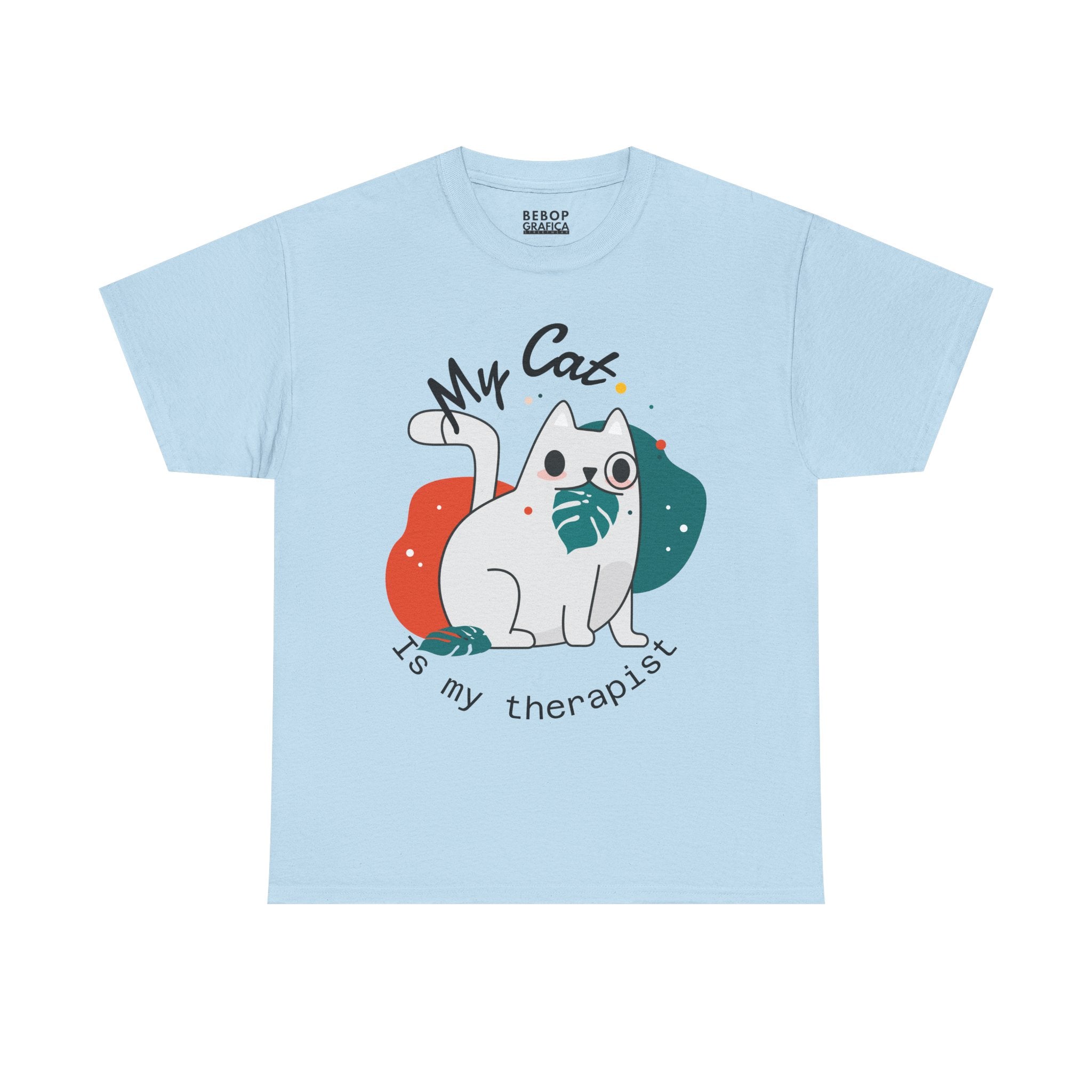 Cute Cat Therapist Tee, Funny Cat Lover Shirt, Gift for Cat Owners, Unisex Cotton Tee, Animal Therapy Apparel