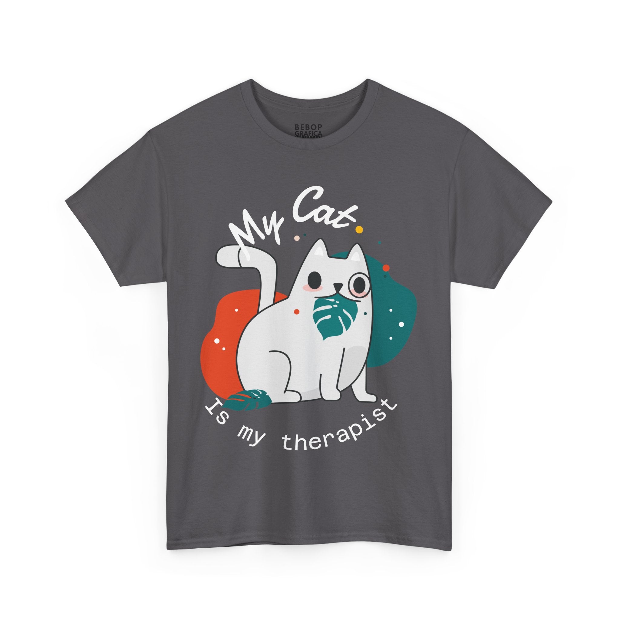 Cute Cat Therapist Tee, Funny Cat Lover Shirt, Gift for Cat Owners, Unisex Cotton Tee, Animal Therapy Apparel