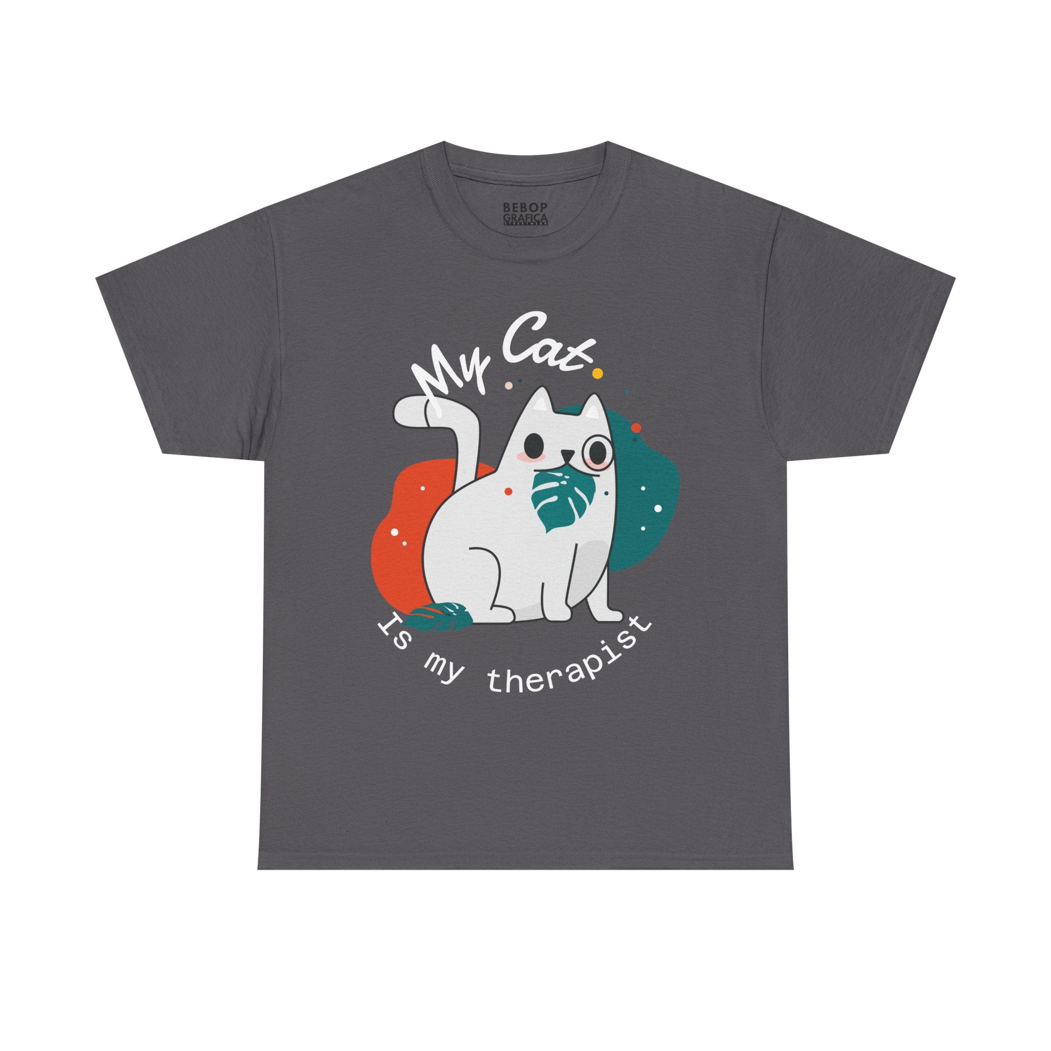 Cute Cat Therapist Tee, Funny Cat Lover Shirt, Gift for Cat Owners, Unisex Cotton Tee, Animal Therapy Apparel