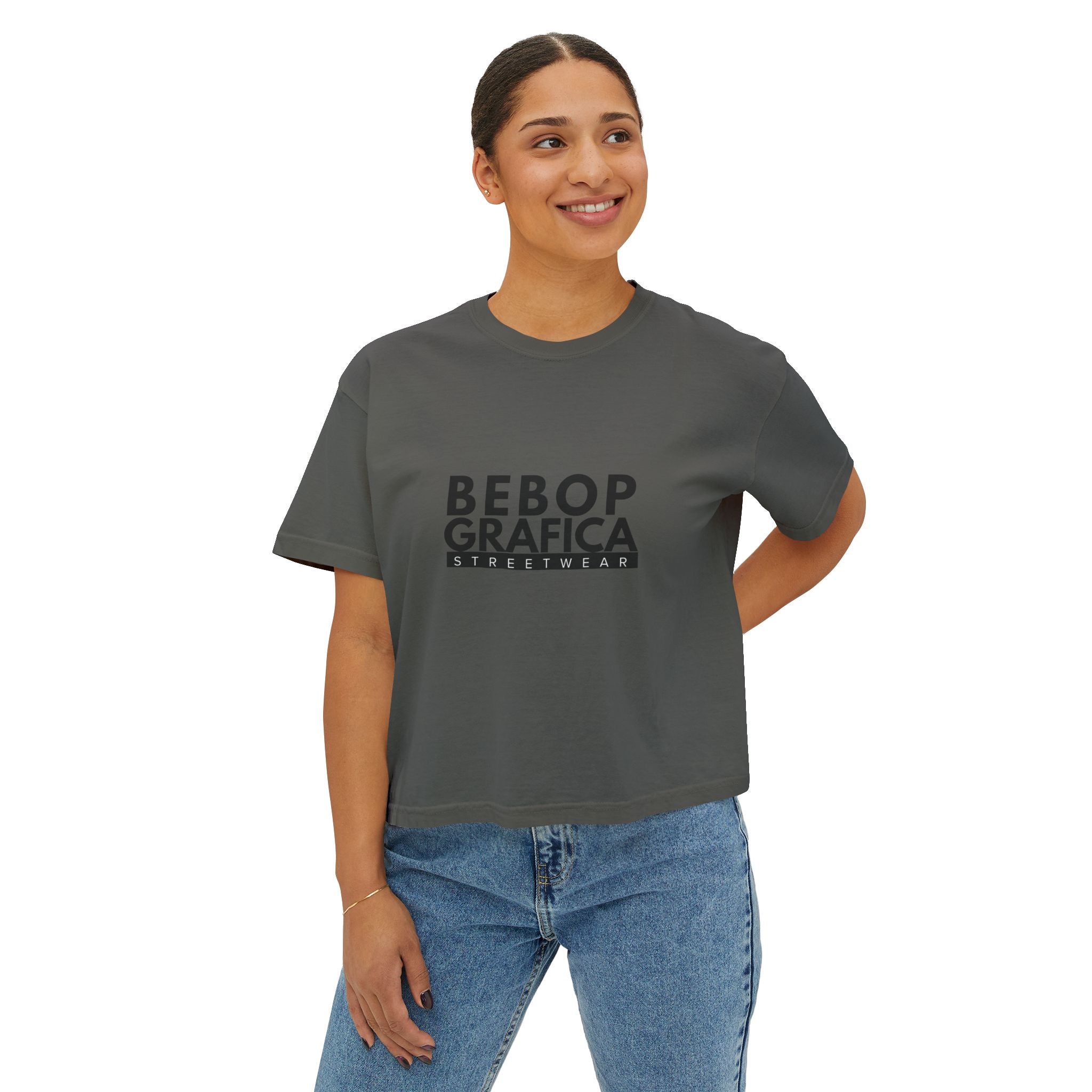 Trendy Women's Boxy Tee, Casual Graphic Top, Stylish Summer Shirt, Everyday Wear, Gift for Her